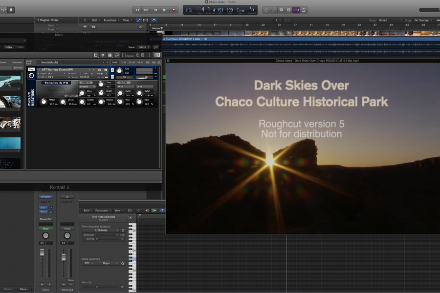 Film scoring image copy